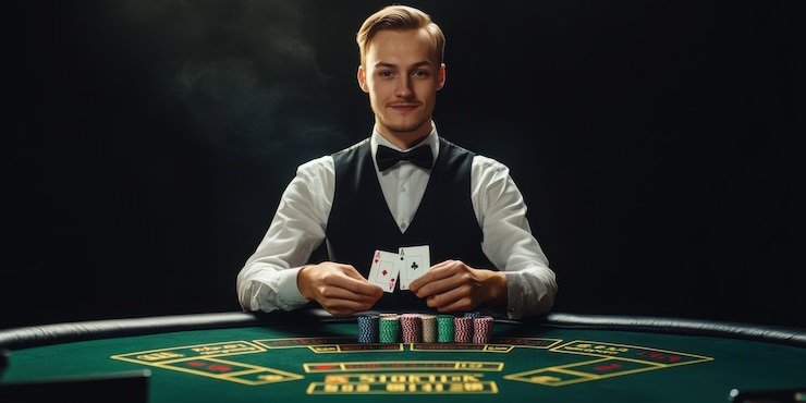 Pengguna menikmati Live Casino 4dsuper melalui perangkat mobile dengan antarmuka mudah
